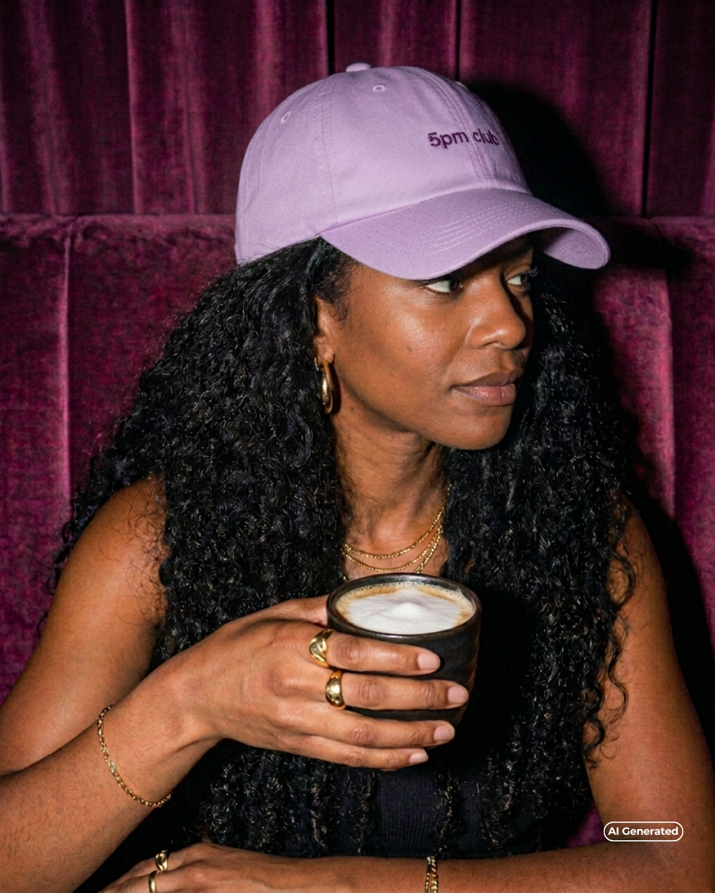 5pm club Cap