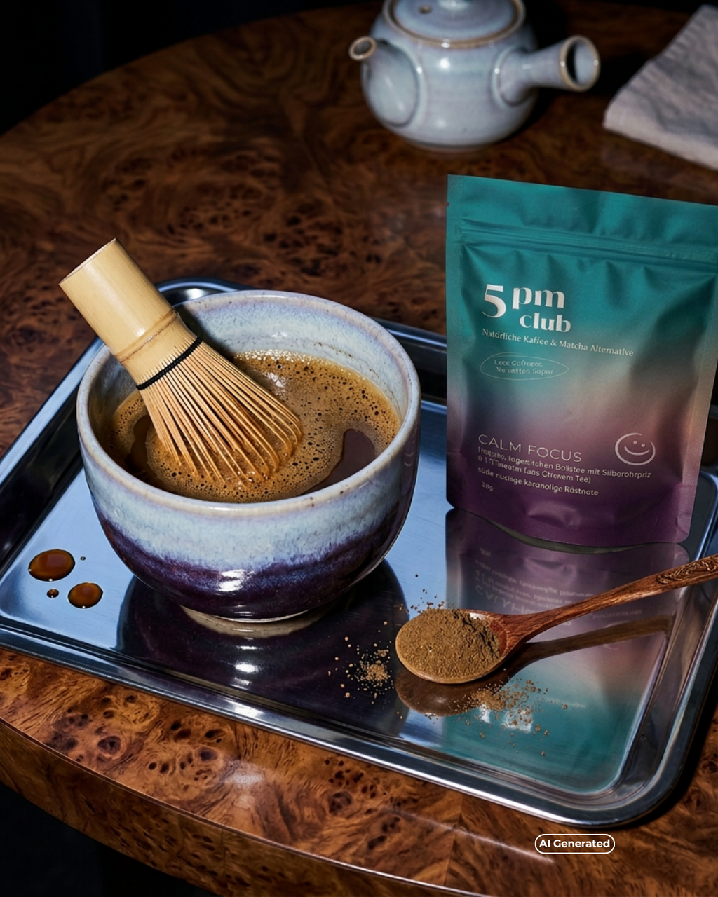 Chasen für Hojicha | Traditioneller Bambusbesen